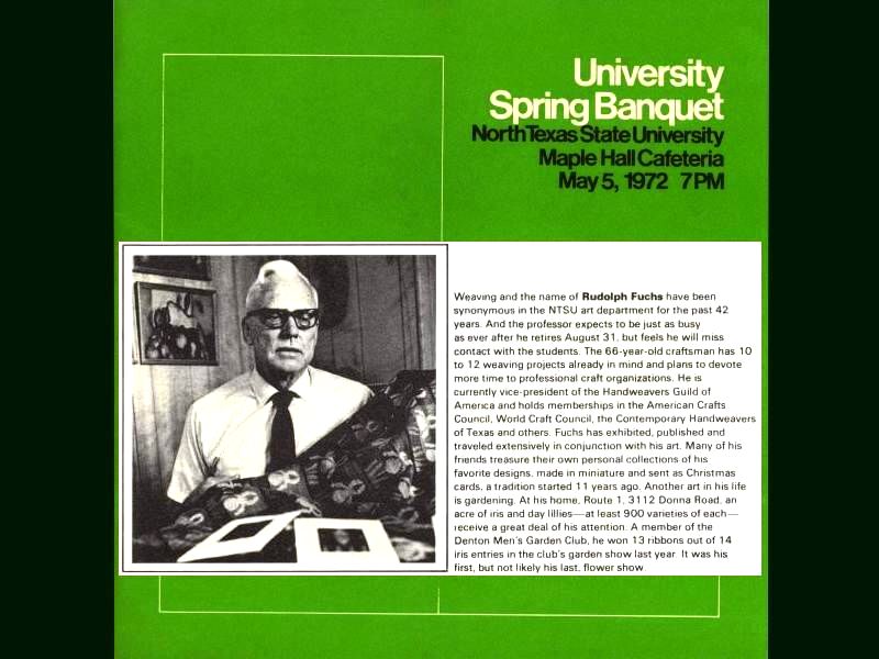 University Spring Banquet, May 5, 1972